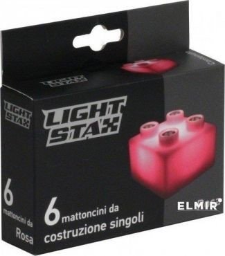 3D medinis konstruktorius „STAX konstruktorius, JUNIOR papildymas, rožinis“ (Creativ)
