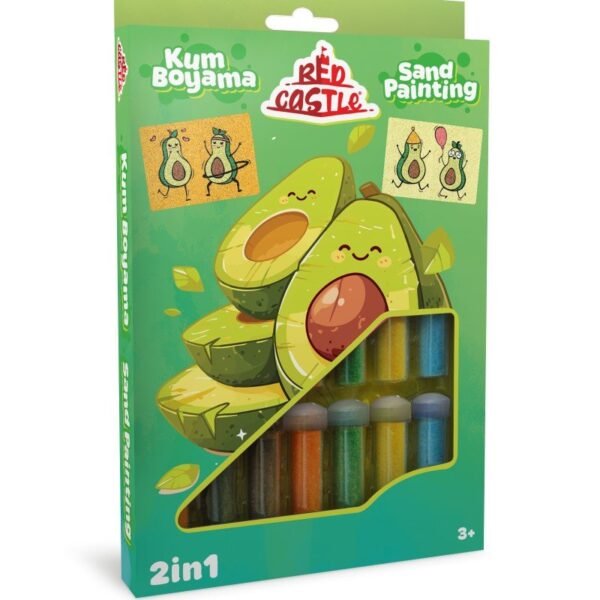 Red Castle kūrybinis smėlio rinkinys 2in1, Avokadai