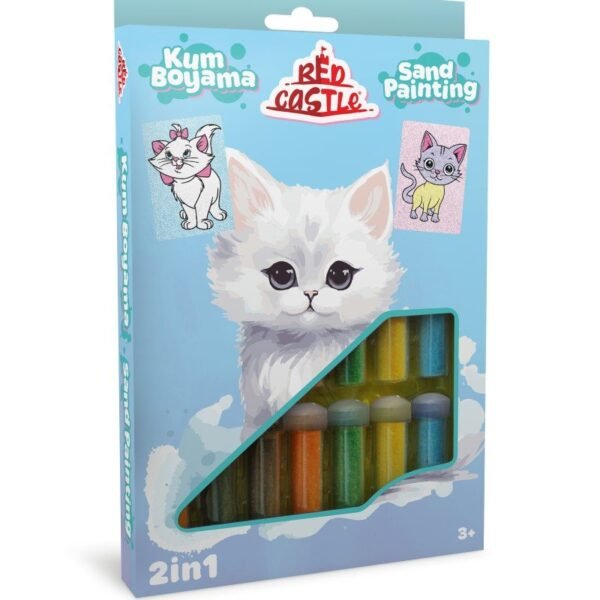 Red Castle kūrybinis smėlio rinkinys 2in1, Katytė
