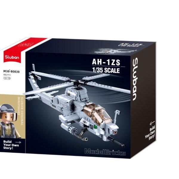 Konstruktorius Sluban „AH-1Z atakos sraigtasparnis, 482 det.“