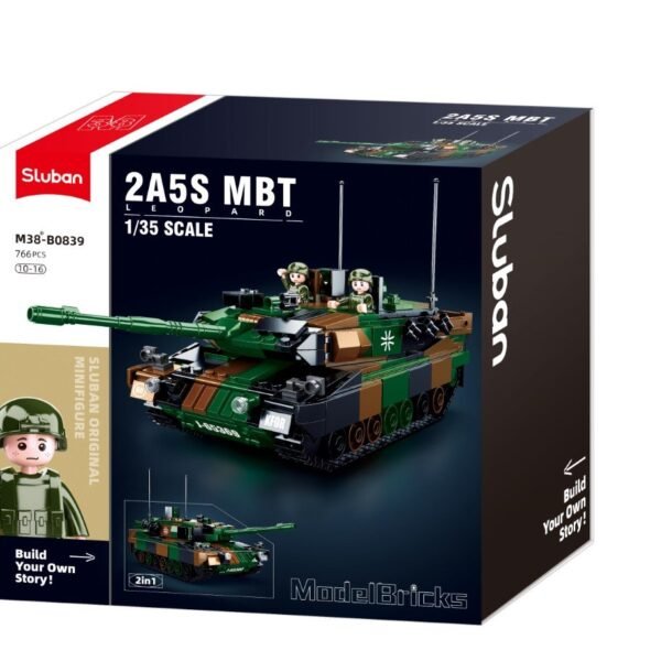 Konstruktorius Sluban „LEOPARD 2A5 pagrindinis tankas 2in1, 766 det.“