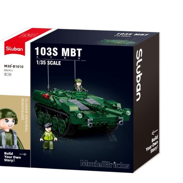 Konstruktorius Sluban „Stridsvagn 103 kovinis tankas, 692 det.“