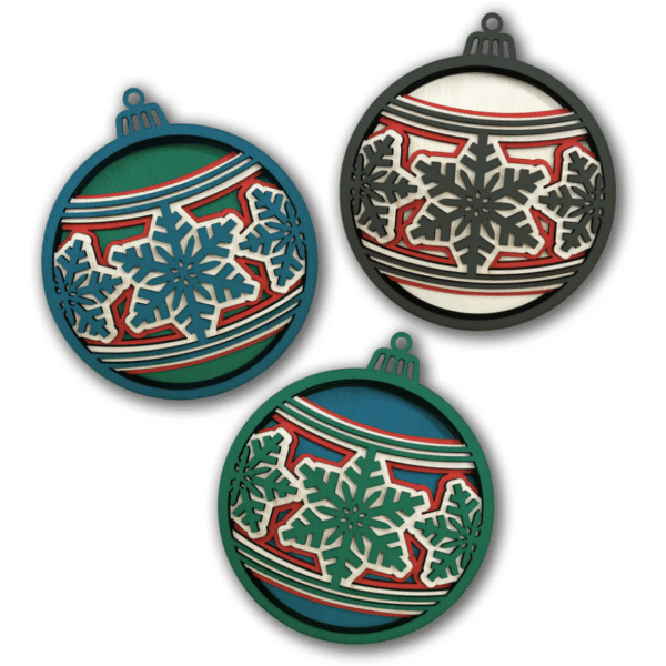 Splat Planet 3D medinis paveikslas, Kalėdiniai žaisliukai Splat Planet 3D medinis paveikslas, Kalėdiniai žaisliukai