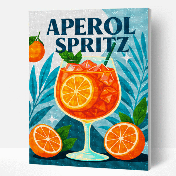 Splat Planet „deimantinė dėlionė APEROL SPRITZ 30x40 cm“