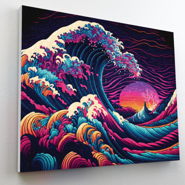 Splat Planet „deimantinė dėlionė DIDŽIOJI BANGA 30x40 cm“