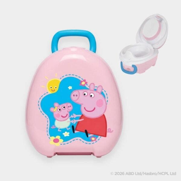 My Carry Potty „Mokomasis nešiojamas naktipuodis Peppa Pig, švelniai rausva“